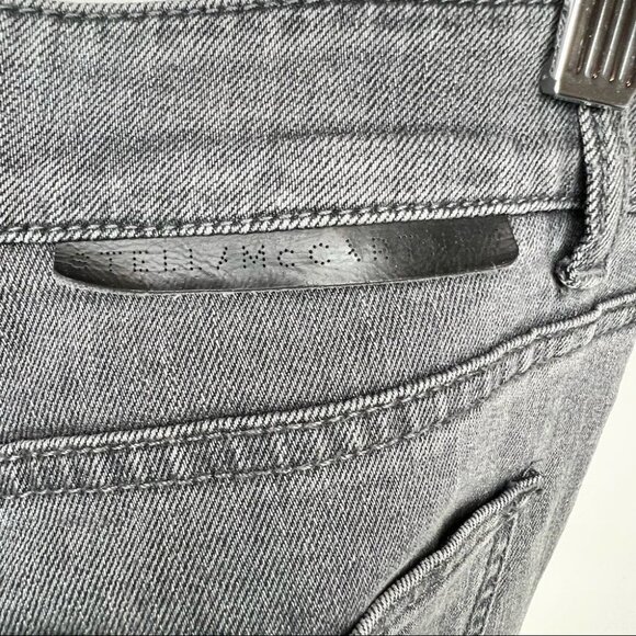 STELLA McCartney Gray Skinny Jeans Ankle Zip  Designer Size 31 - Picture 14 of 14